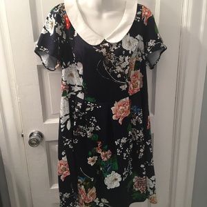 Sunny Girl Peter-pan collar dress